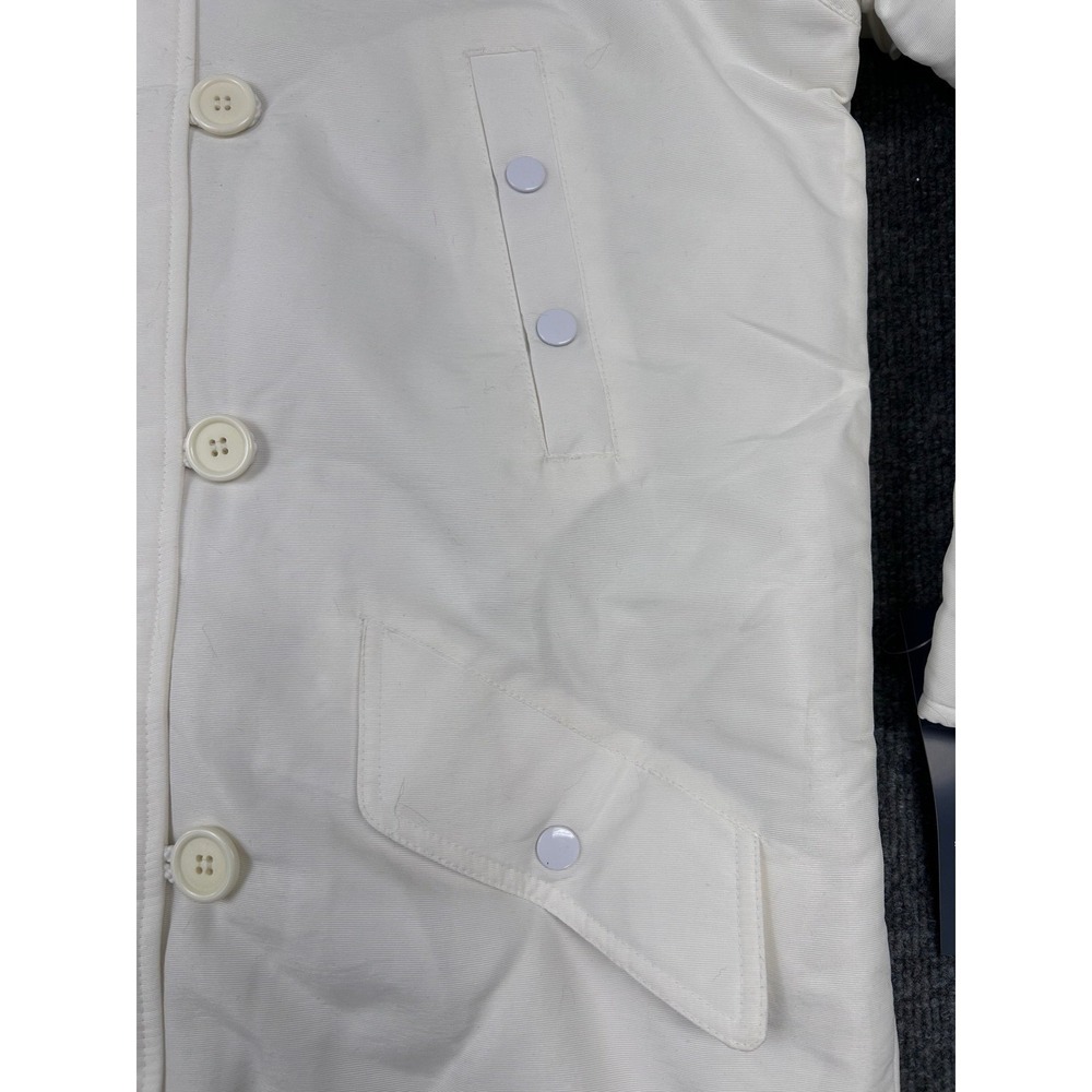 VTG Jordan Craig White Faux Fur Hood Parka Jacket Womens Size XL Puffer Coat NEW - Picture 5 of 11